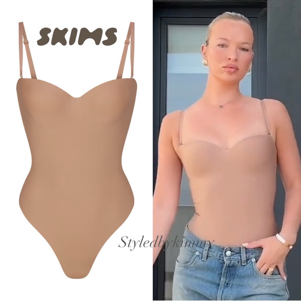 SKIMS BODY CONTOUR LIFT UNDERWIRE THONG BODYSUIT SIZE XS NWT NEW